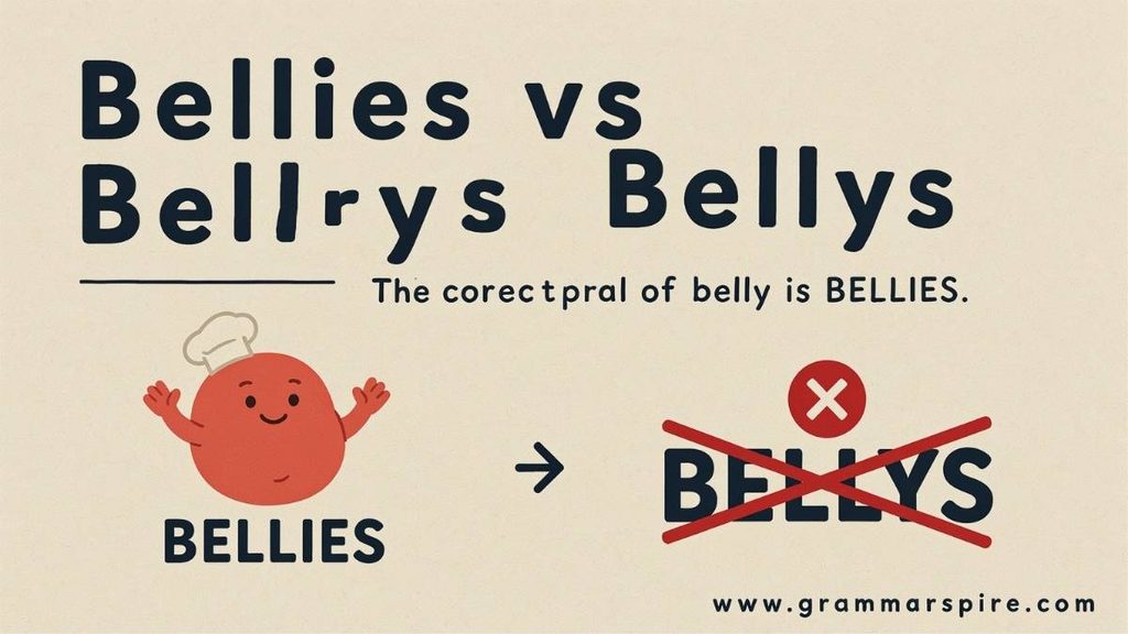 What Does Bellies vs bellys Mean?