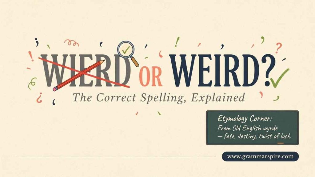 Weird in American and British English