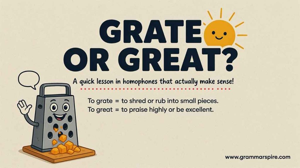 What Does Grate Mean?