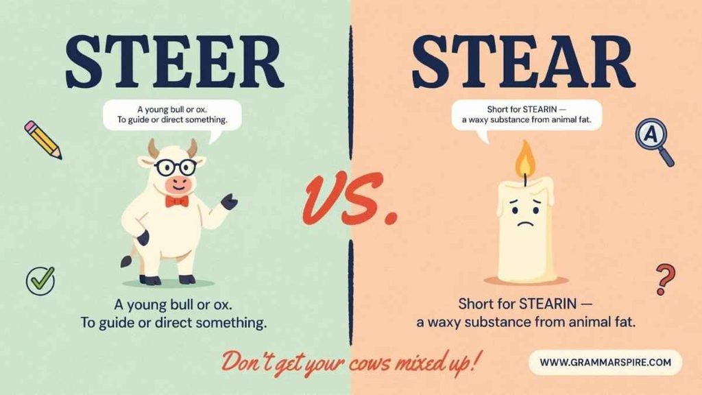 What Does Stear Mean?