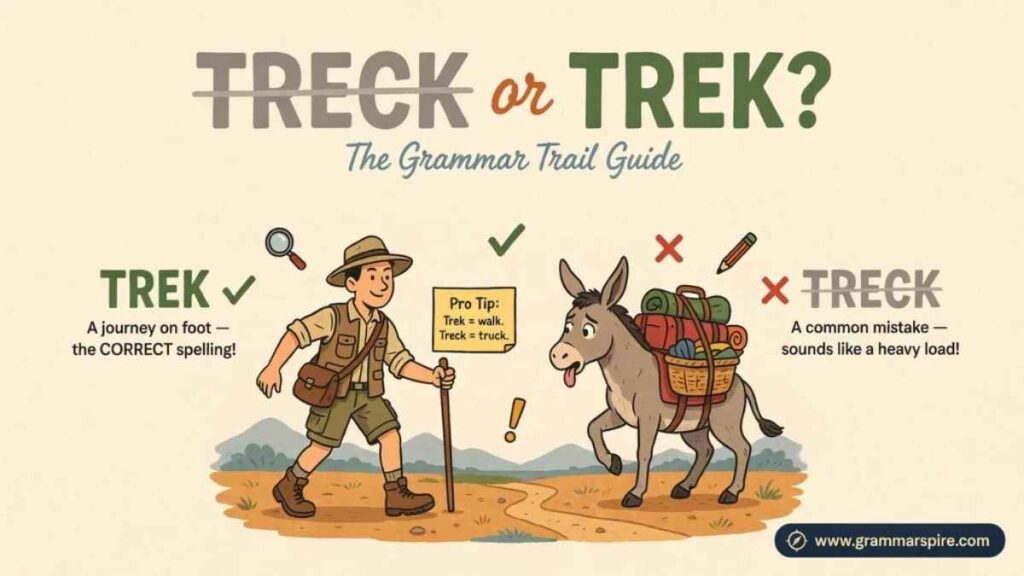 Treck or Trek Which Spelling Is Correct?