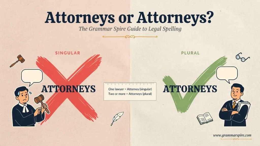 Attornies or Attorneys What Is the Difference?