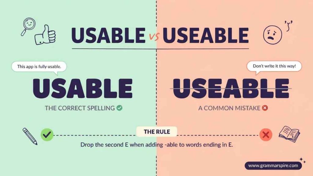 What Does Usable Mean?