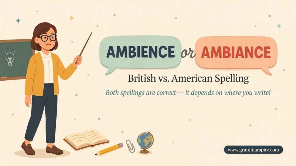 Ambience Meaning and Definition