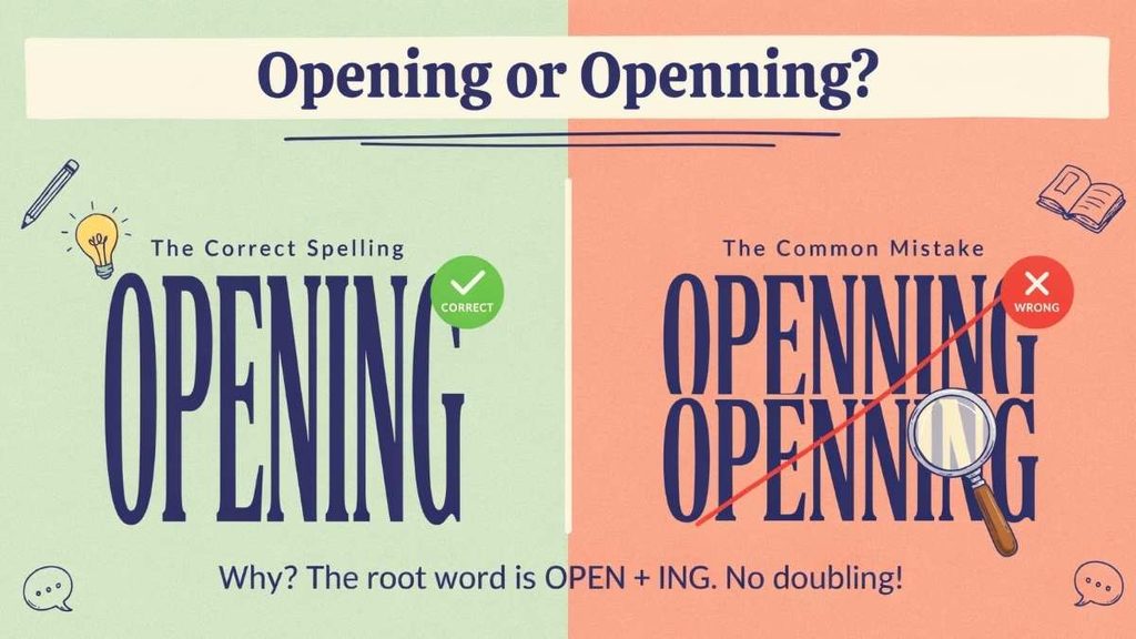 Opening or Openning Which Spelling Is Correct?
