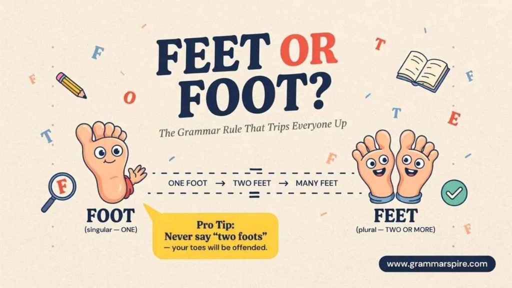 1 Foot or Feet Which Is Correct?