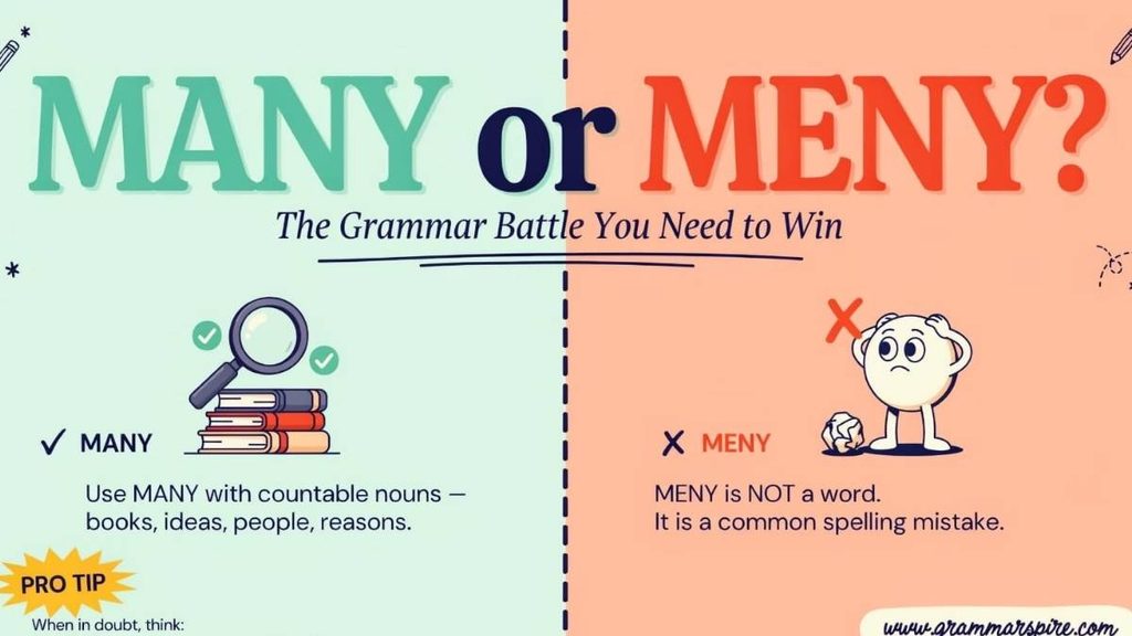 What Is the Correct Spelling of Many?