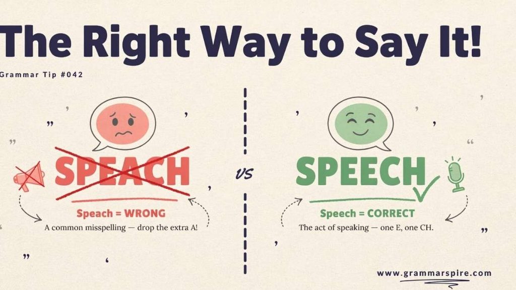 Why Is Speech Spelled with “ee”?