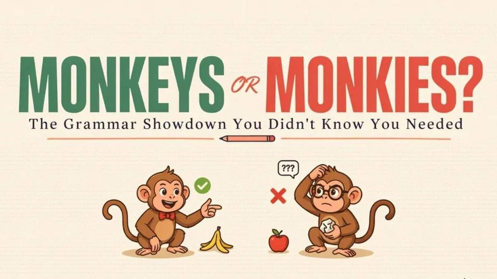 Is It Spelled Monkeys or Monkies?