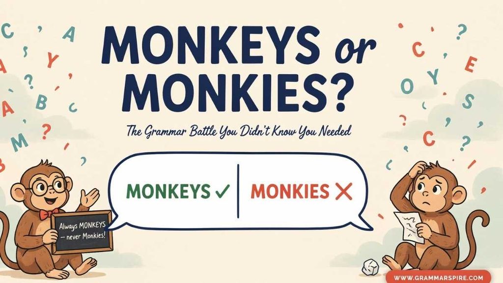 Is Monkies a Word?