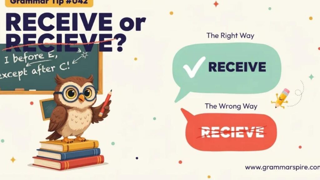 Receive or Recieve Which Spelling Is Correct?
