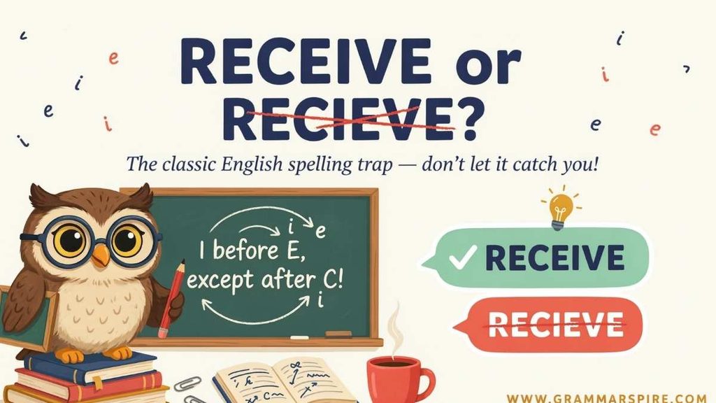 Why Do People Commonly Misspell Receive?