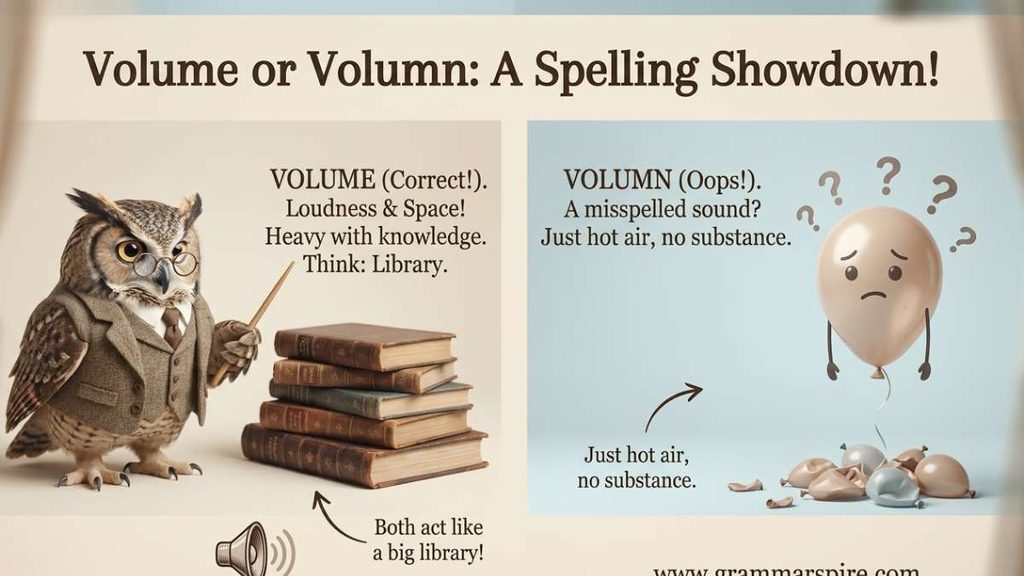 Volumn vs Volume Comparison