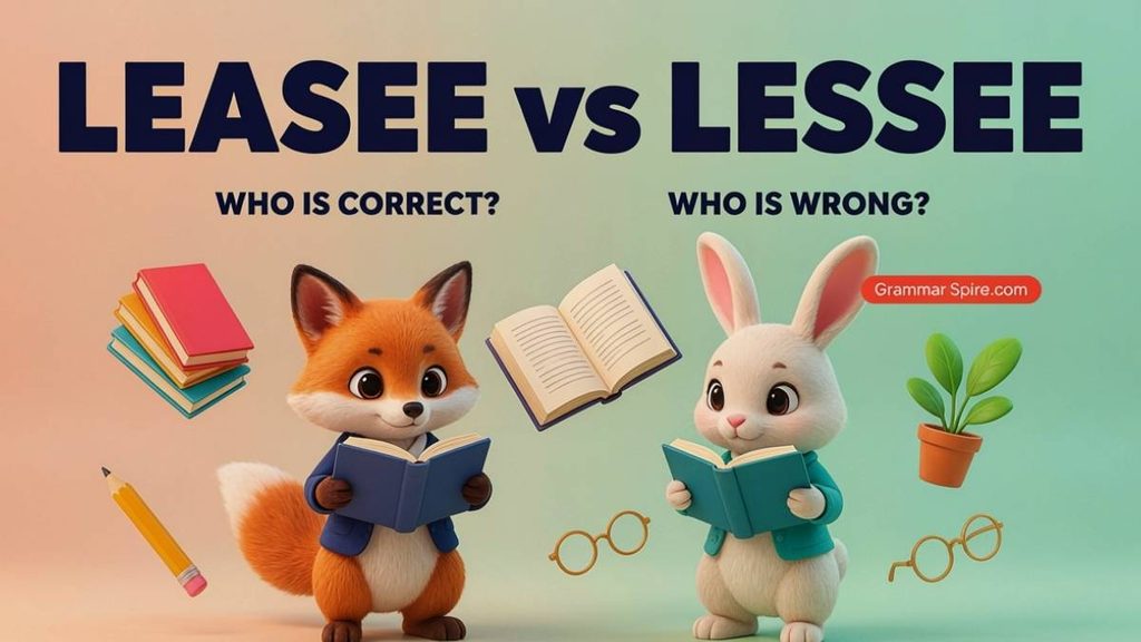 Leasee vs Lessee What's the Difference?