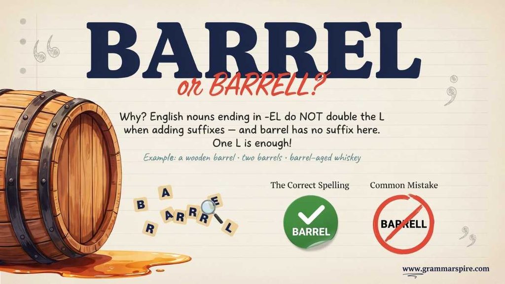 Barrel vs Barrell Side by Side Difference