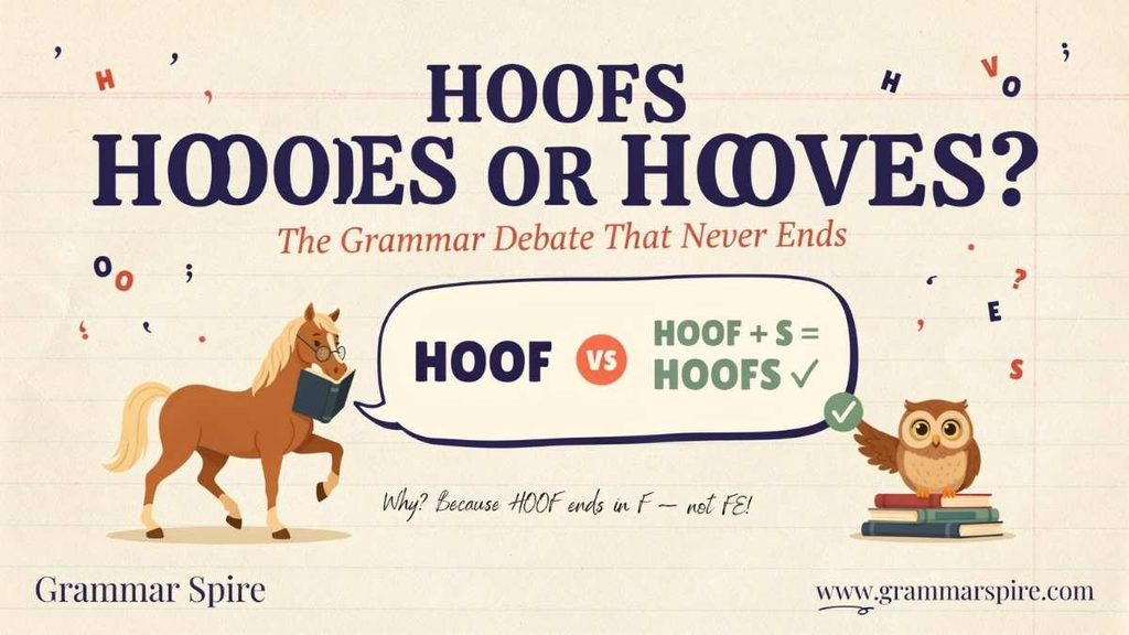 Hoofs vs Hooves What Is the Difference?