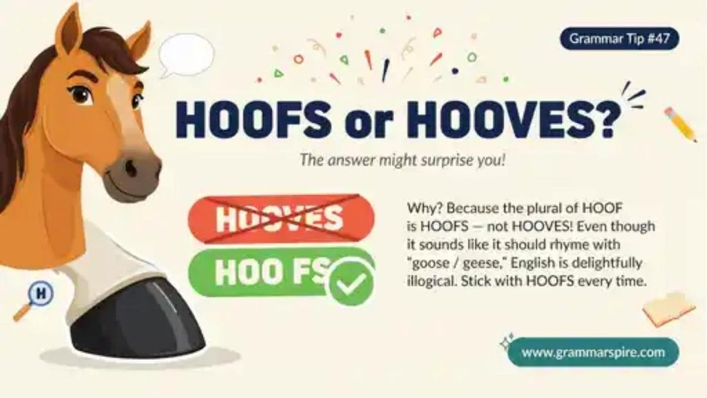 Common Mistakes With Hoofs or Hooves
