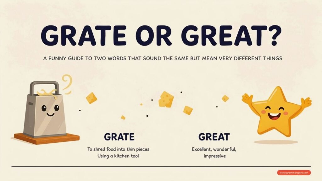 Grate or Great Which One Is Correct?