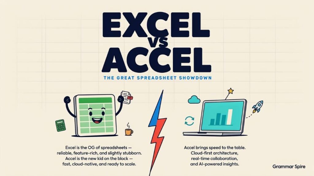 Excel vs Accel Which spelling is correct?