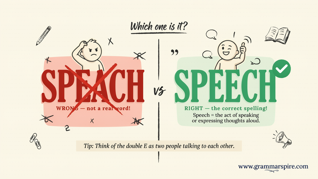 Giving a Speech or Speach