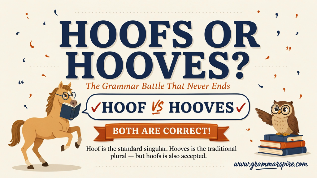 What Does Hoof Mean?