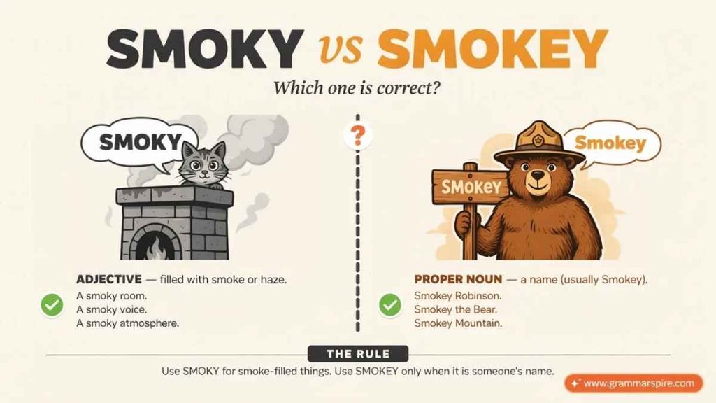 Smoky vs Smokey at a Glance
