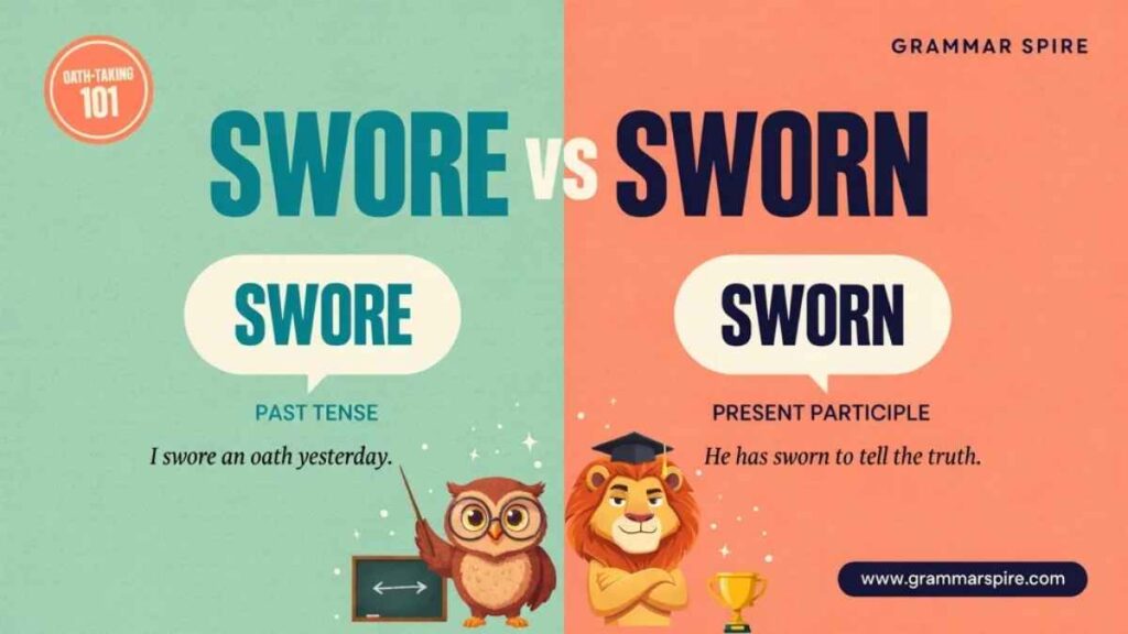 Swore vs Sworn What’s the Difference?