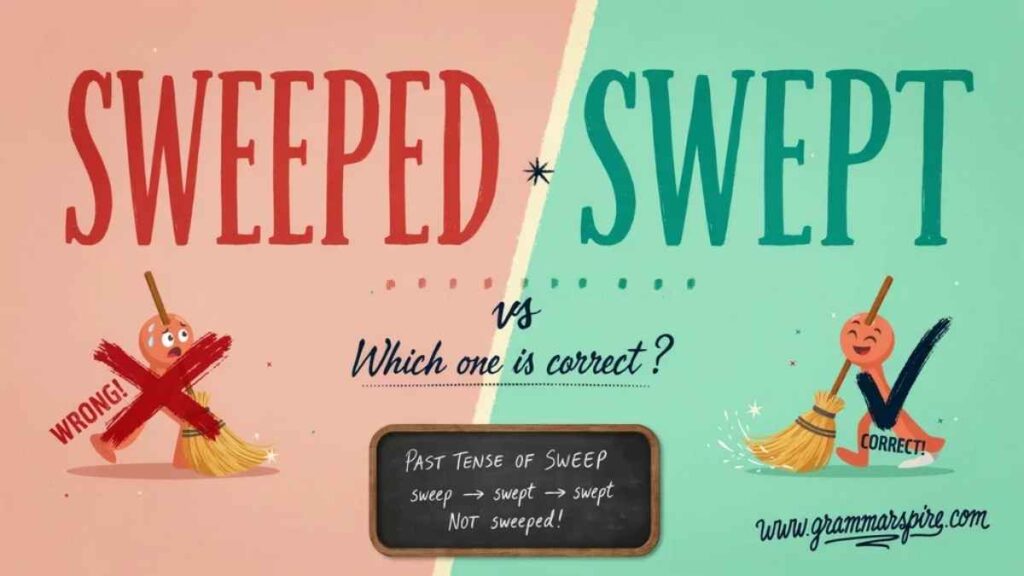 Sweeped or Swept Which One Is Correct?