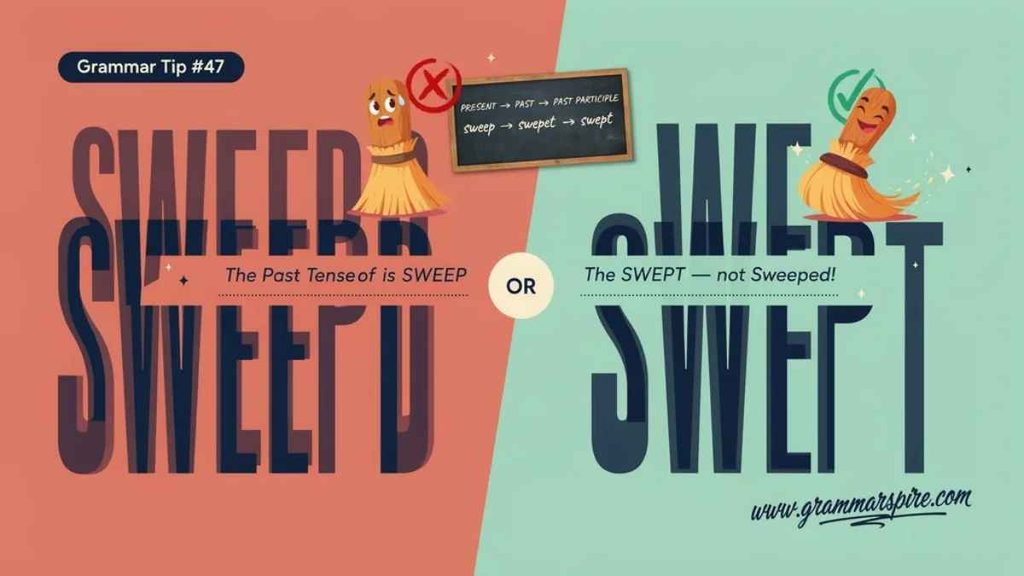 Sweeped or Swept Which One Should You Use?