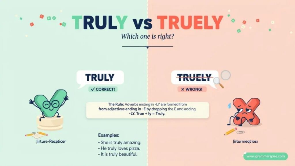 Truly vs Truely Which Spelling Is Correct?