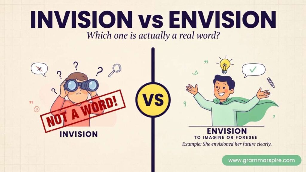 Invision vs Envision Which Spelling Is Correct?