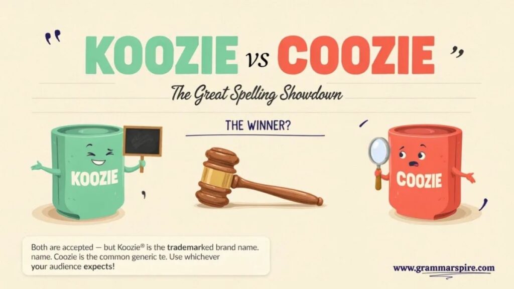 Koozie vs Coozie Which Spelling Is Correct?