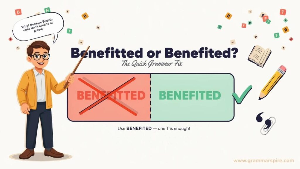 Benefitted or Benefited Which Spelling Is Correct?