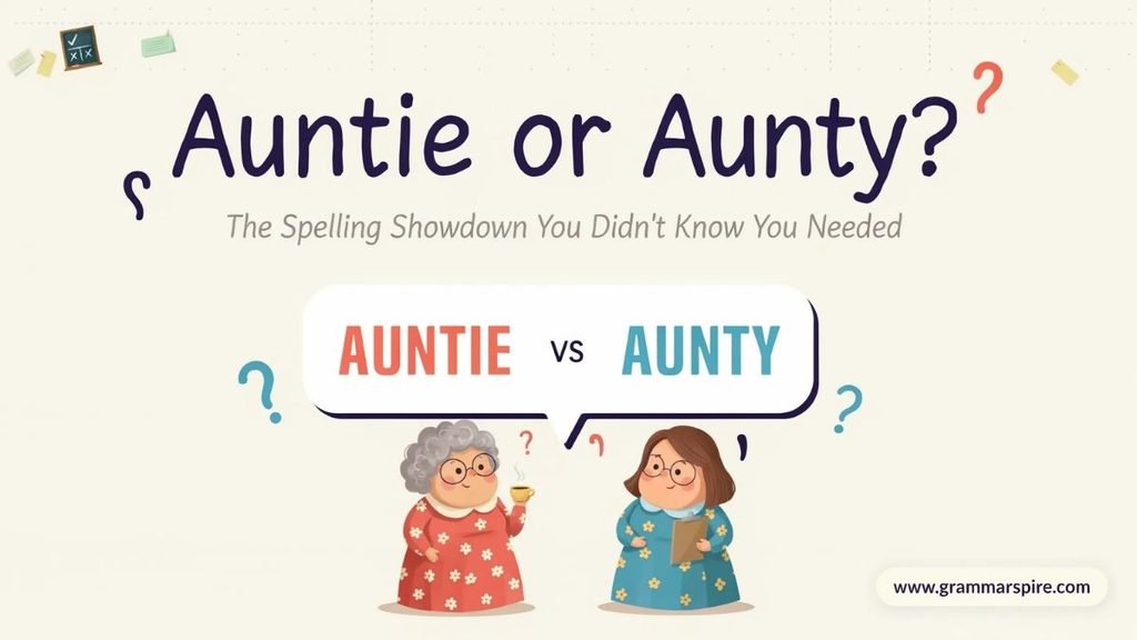 Auntie or Aunty Meaning and Definition