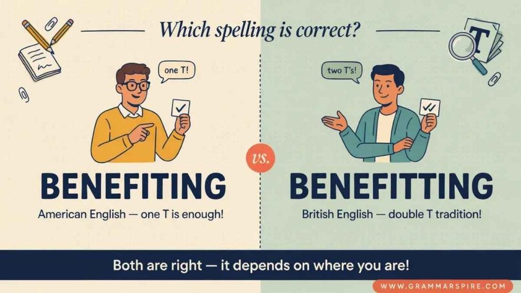Benefiting vs Benefitting What Is the Difference?