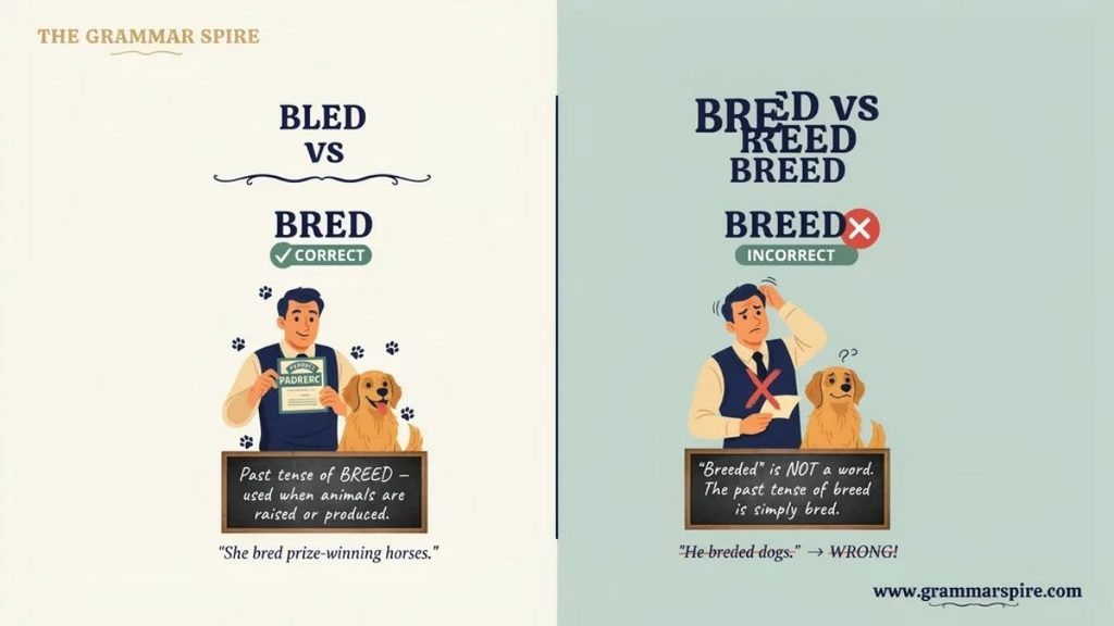 Bred vs Breeded in Animal Breeding