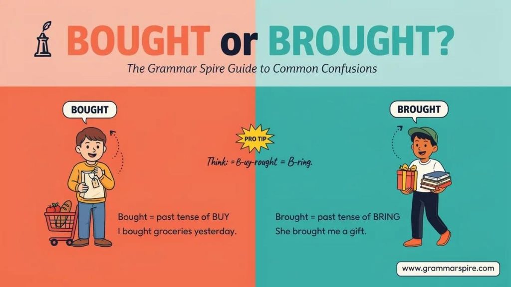 Bought vs Brought Common Mistakes to Avoid