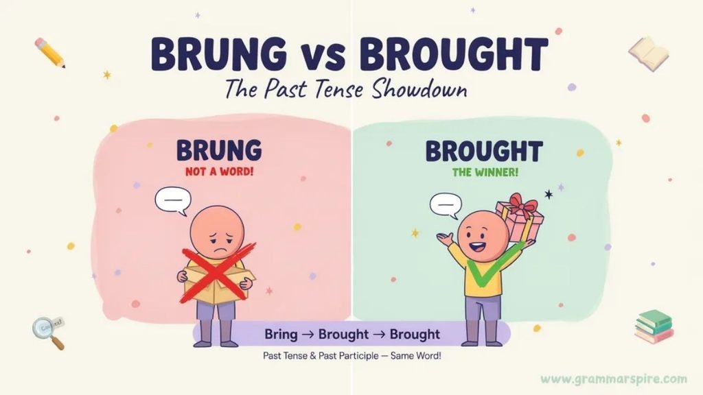 Brung vs Brought in a Sentence Examples and Corrections