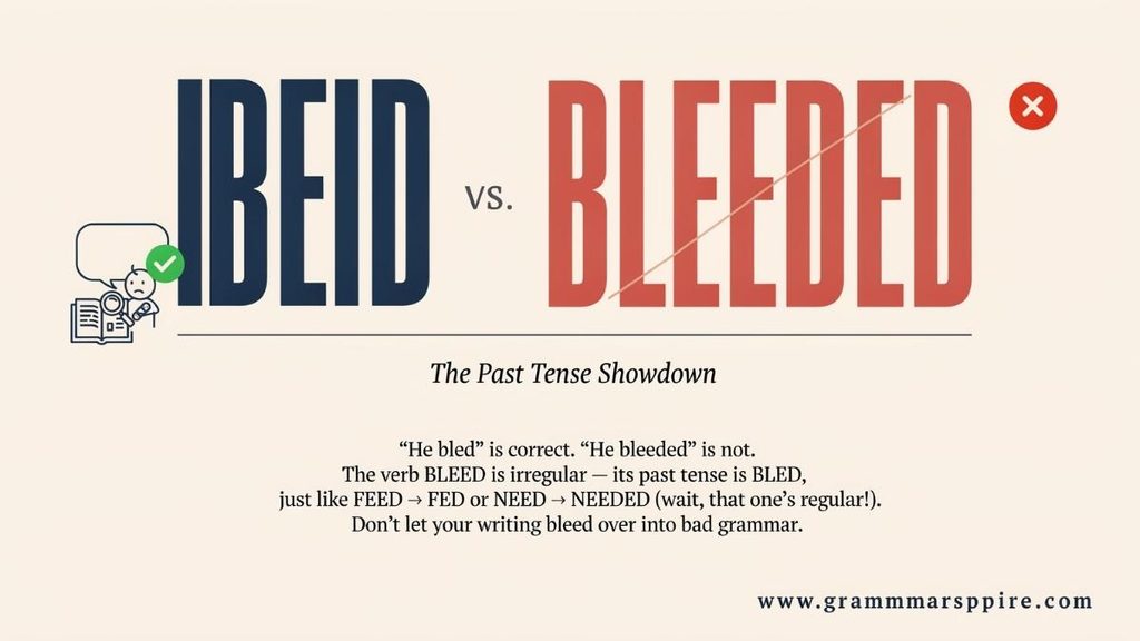 What Does Bled Mean?