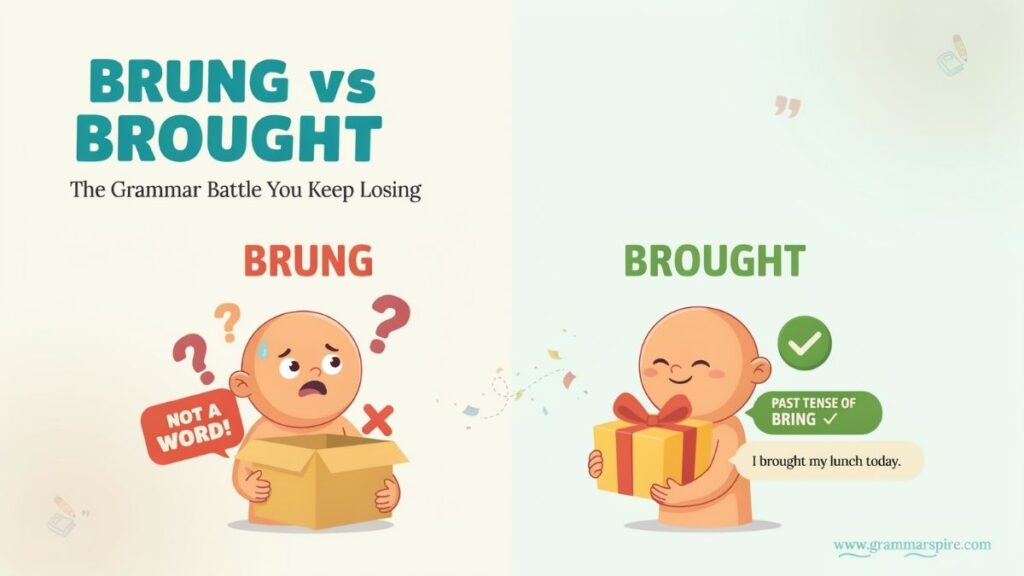 Brung vs Brought Which Is Correct?